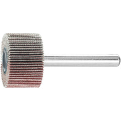 PFERD - Mounted Flap Wheel Fan Grinder Aluminium Oxide - 6mm Shank F 2515/6 A 180 Grit | 44406186 10