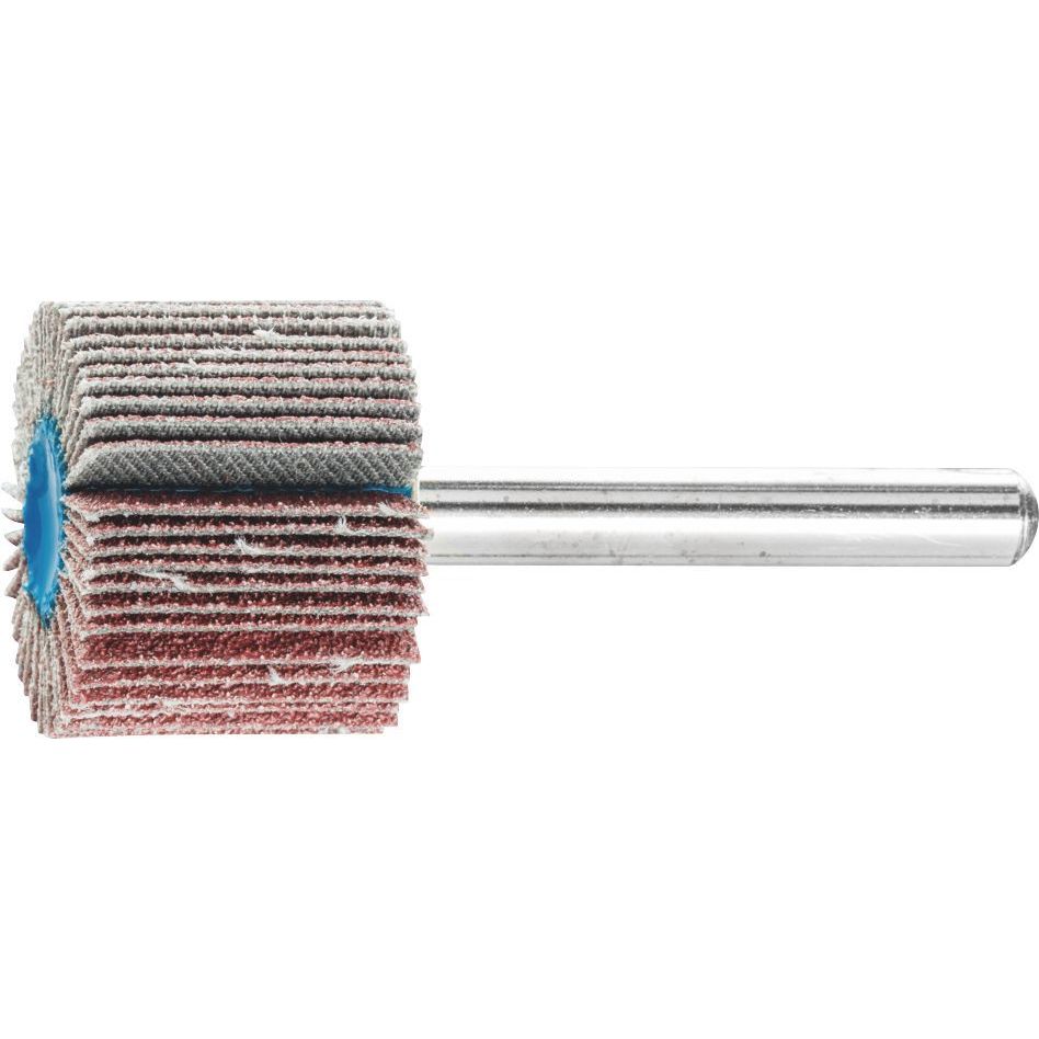 PFERD - Mounted Flap Wheel Fan Grinder Aluminium Oxide - 6mm Shank F 2520/6 A 80 Grit | 44415086 10