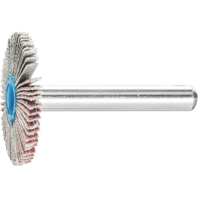 PFERD - Mounted Flap Wheel Fan Grinder Aluminium Oxide - 6mm Shank F 3003/6 A 80 Grit | 44416086 10