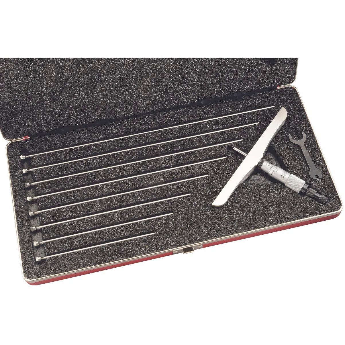 Starrett - Depth Gage 0-9in Range 6in Base 9 Rods Case | 445DZ-9RL