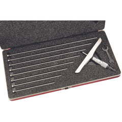 Starrett - Depth Gage 0-9in Range 6in Base 9 Rods Case | 445DZ-9RL