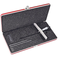 Starrett - Depth Gage 0-75mm Range 150mm Base 3 Rods Case | 445MDZ-75RL