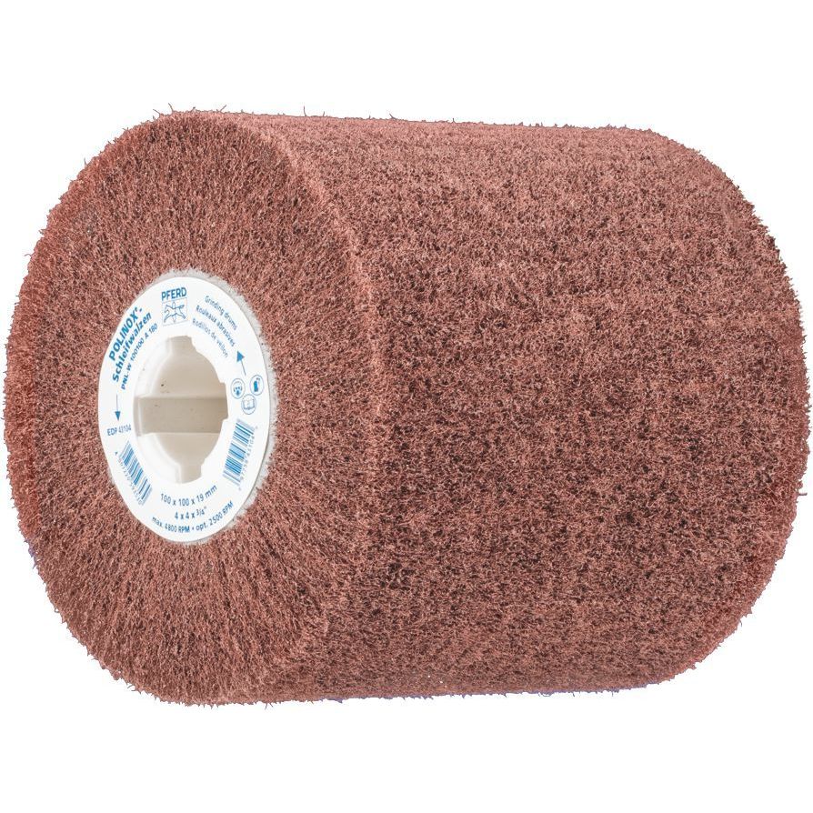 PFERD - POLINOX Drum Aluminium Oxide - Surface Conditioning - 19mm Keyed Bore PNL-W 100100 A 180 | 44641018 1