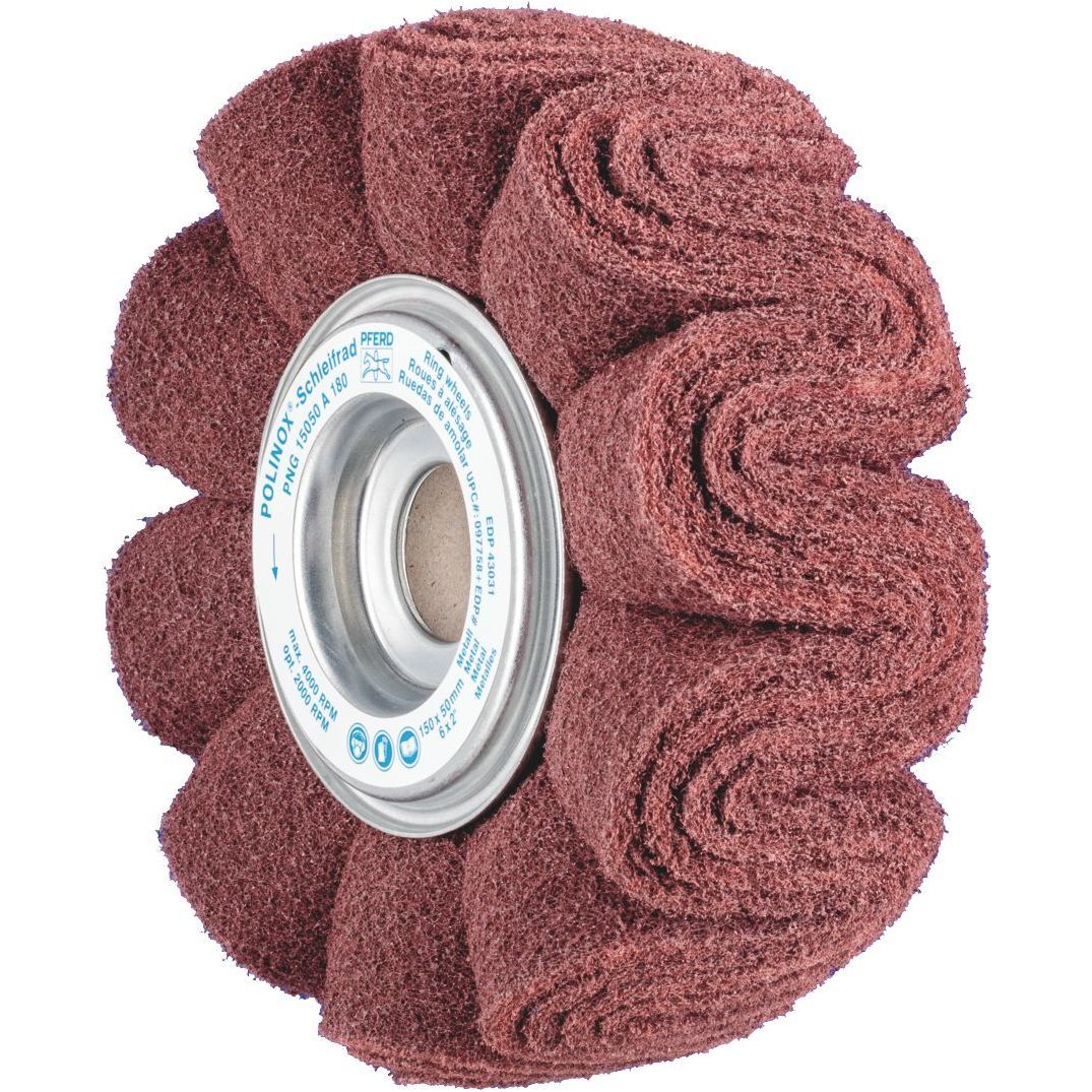 PFERD - POLINOX Ring Wheel Aluminium Oxide - Unmounted PNG 15050 A 180 | 44646119 1