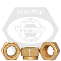 Brighton Best - 1"-14 - IMPERIAL L-9 STOVER LOCKNUT ZINC-YELLOW CAD & WAX (U.S.A.) UNS | 446070