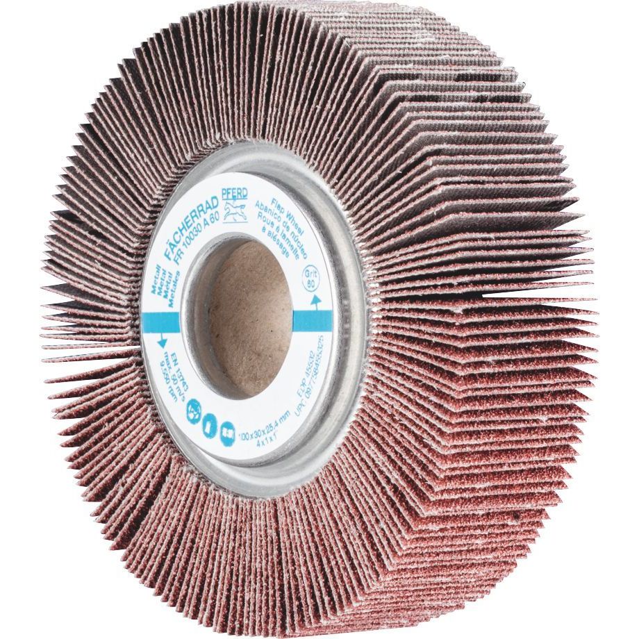 PFERD - Flap Wheel - Unmounted Type - Aluminium Oxide FR 10030/25.4 A 60 Grit | 44710061 1