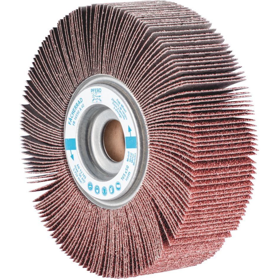 PFERD - Flap Wheel - Unmounted Type - Aluminium Oxide FR 16550/25.4 A 40 Grit | 44731041 2