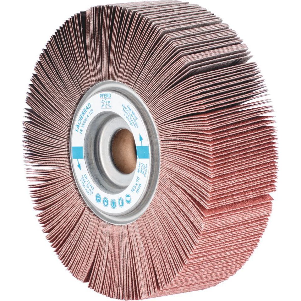 PFERD - Flap Wheel - Unmounted Type - Aluminium Oxide FR 16550/25.4 A 120 Grit | 44731121 2