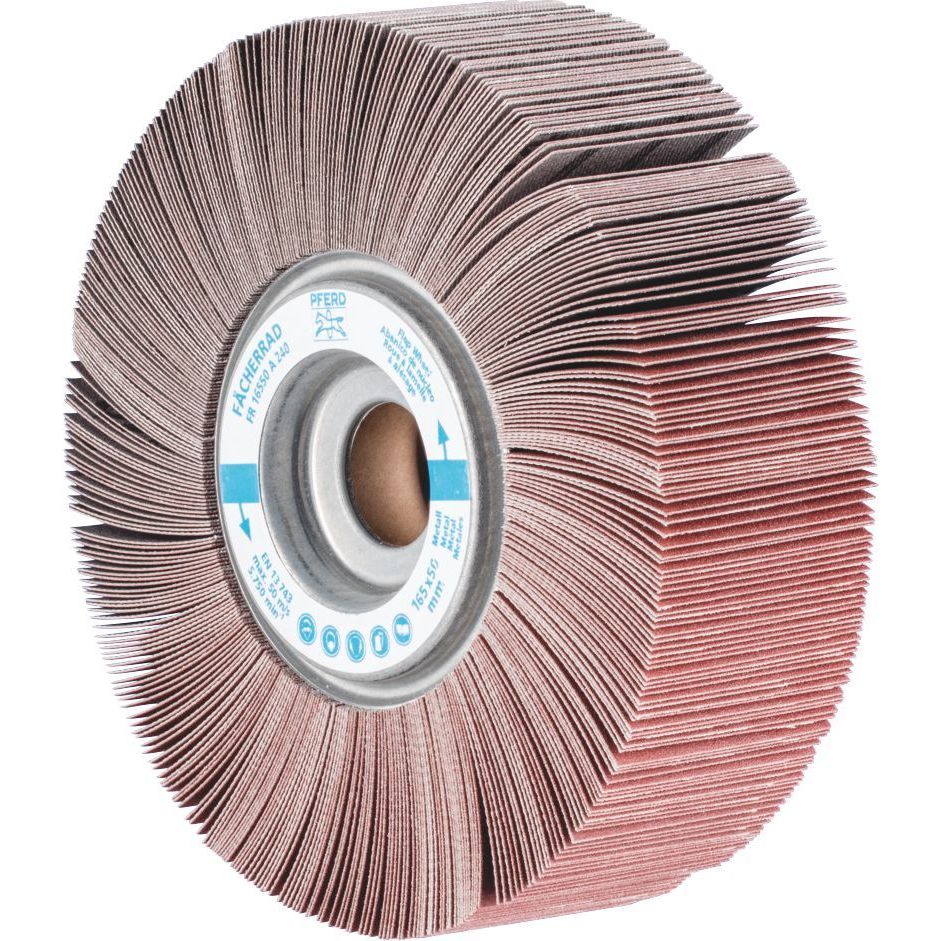 PFERD - Flap Wheel - Unmounted Type - Aluminium Oxide FR 16550/25.4 A 240 Grit | 44731241 2