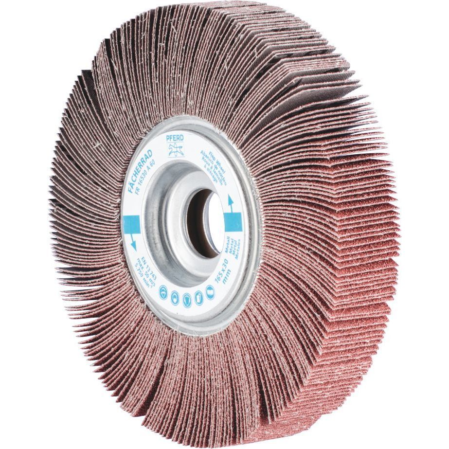 PFERD - Flap Wheel - Unmounted Type - Aluminium Oxide FR 16530/25.4 A 60 Grit | 44732061 2