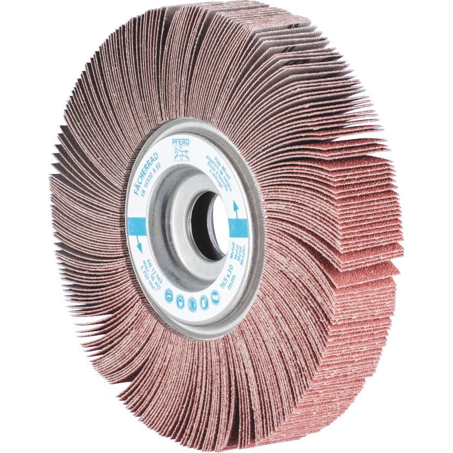 PFERD - Flap Wheel - Unmounted Type - Aluminium Oxide FR 16530/25.4 A 80 Grit | 44732081 2