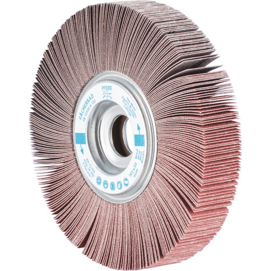 PFERD - Flap Wheel - Unmounted Type - Aluminium Oxide FR 16530/25.4 A 120 Grit | 44732121 2