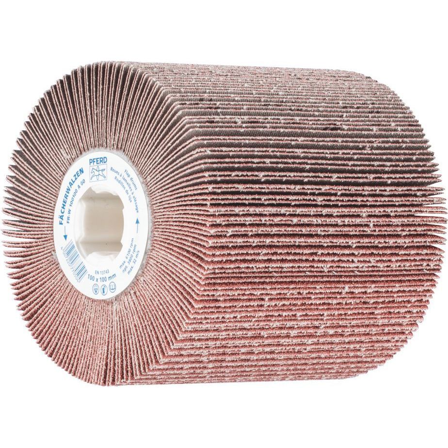 PFERD - Flap Drum - Aluminium Oxide 19mm Keyed Bore 100x100 A 60 Grit | 44783060 1