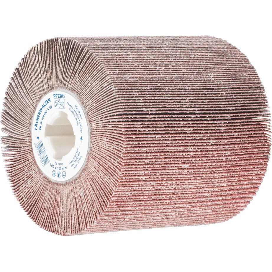 PFERD - Flap Drum - Aluminium Oxide 19mm Keyed Bore 100x100 A 80 Grit | 44783080 1