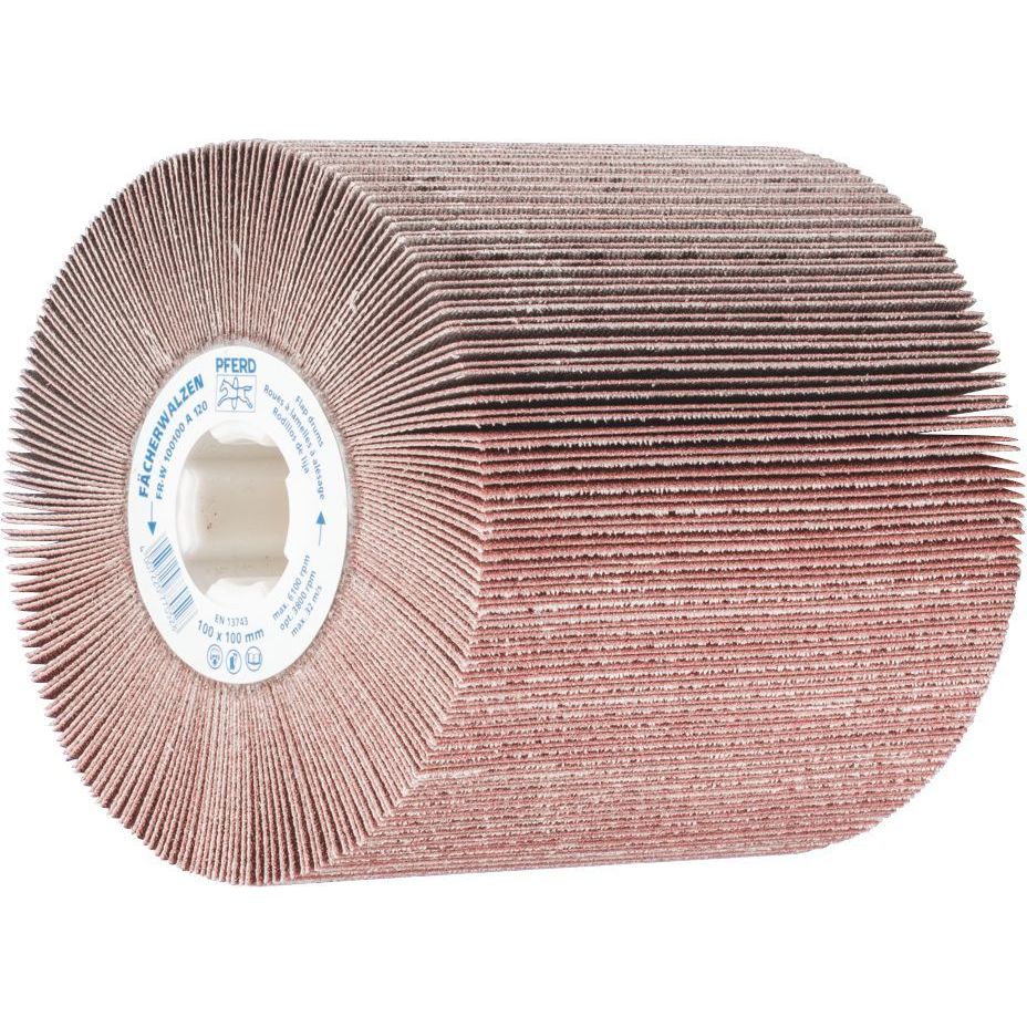 PFERD - Flap Drum - Aluminium Oxide 19mm Keyed Bore 100x100 A 120 Grit | 44783120 1
