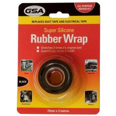 GSA - Silicone Rubber Wrap Tape Black | 4488