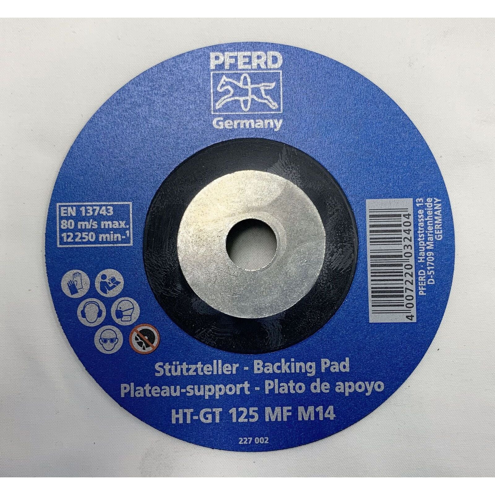 PFERD - Backing Pad HT-GT 125mm 5" M14 High Temperature | 44890210 1