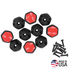 Klein Tools - SELF-ADHESIVE MOUNTING CLIPS 1-SLOT 10PK | A-450-400