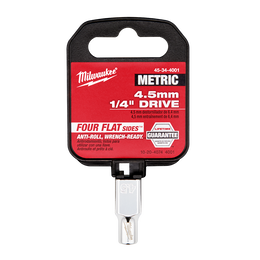 Milwaukee - 1/4" Drive Socket Metric Standard 4.5mm | 45344001