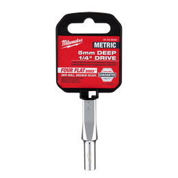 Milwaukee - 1/4" Drive Socket Metric Deep 5mm | 45349042