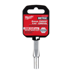 Milwaukee - 1/4" Drive Socket Metric Deep 5mm | 45349042