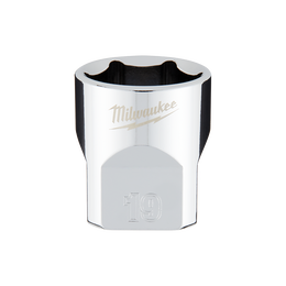 Milwaukee - 3/8" Drive Socket Metric Standard 19mm | 45349089