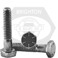 Brighton Best - 5/8"-11x8" (PT) - IMPERIAL GRADE 8 HEX BOLT ZINC-CLEAR CR+3 UNC | 453463