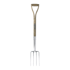 Spear & Jackson - Fork Border Traditional Ash Shaft And Handle Stainless Steel | SJ-4552BF