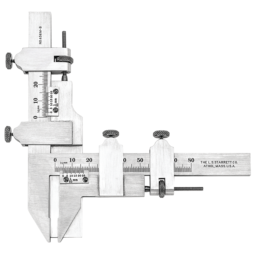 Starrett - CALIPER VERNIER GEAR TOOTH 2 1/2-25MM | 456MB