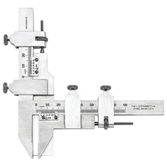 Starrett - CALIPER VERNIER GEAR TOOTH 2 1/2-25MM | 456MB