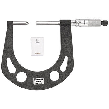 Starrett - Auto Disc Brake Mic .300-1.300in Range .001in Grad Standard | 458AXRS
