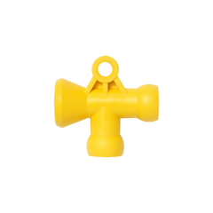 Precision Specialty Tools - LOC-LINE 1/4 INCH SYSTEM T FITTING ACID RESISTANT (pkt of 20) | 46436