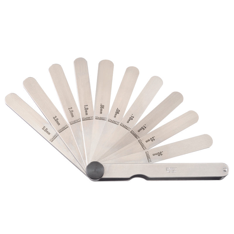 Starrett - Thickness Gage .0.04-5.0mm Range 13 Leaves | 467M