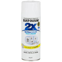 Rust-Oleum  - 2X Flat White - Spray 340g | 276324
