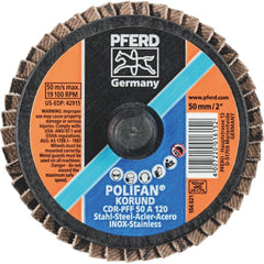 PFERD - COMBIDISC Mini POLIFAN - Aluminium Oxide - Type CDR-PFF 50 A 120 | 47202529 1