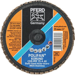 PFERD - COMBIDISC Mini POLIFAN - Aluminium Oxide - Type CDR-PFF 75 A 40 | 47202530 1