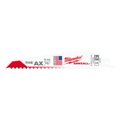Milwaukee - The AX™ Wood Demolition SAWZALL™ Blade 150mm 5TPI Pkt 5 | 48005021