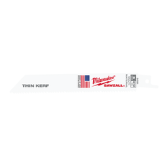 Milwaukee - Thin Kerf General Purpose SAWZALL™ Blade 150mm 8/12 TPI Pkt 5 | 48005091