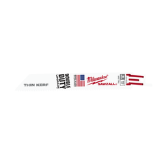 Milwaukee - Thin Kerf Metal SAWZALL™ Blade 150mm 10TPI Pkt 5 | 48005092