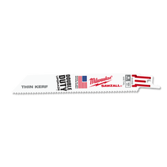 Milwaukee - Thin Kerf Metal SAWZALL™  Blade 150mm 10TPI Pkt 5 | 48005092