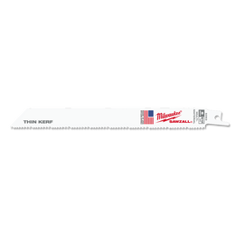 Milwaukee - Thin Kerf General Purpose SAWZALL™  Blade 200mm 8/12 TPI Pkt 5 | 48005093