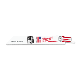 Milwaukee - Thin Kerf Metal SAWZALL™  Blade 150mm 24TPI Pkt 5 | 48005186