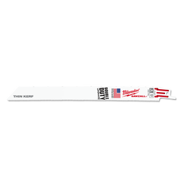 Milwaukee - Thin Kerf Metal SAWZALL™  Blade 230mm 14TPI Pkt 5 | 48005187