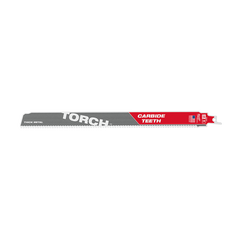 Milwaukee - Sawzall the Torch with Carbide Teeth 300mm 12" 8TPI Blade 1 Pack | 48005203