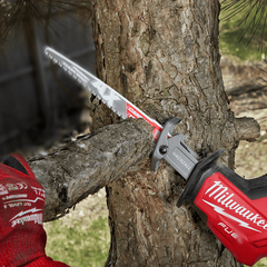 Milwaukee - Sawzall the Ax with Carbide Teeth Pruning 225mm 9" 3TPI Blade 1 Pack | 48005232