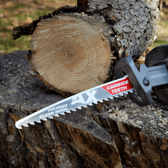 Milwaukee - Sawzall the Ax with Carbide Teeth Pruning 305mm 12" 3TPI Blade 1 Pack | 48005233