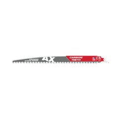 Milwaukee - Sawzall the Ax with Carbide Teeth Pruning 305mm 12" 3TPI Blade 1 Pack | 48005233