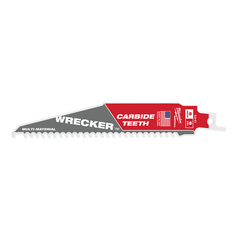 Milwaukee - Sawzall the Wrecker with Carbide Teeth Demolition 300mm 12" 6TPI Blade 1 Pack | 48005243