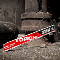 Milwaukee - Sawzall the Torch with Nitrus Carbide Teeth 300mm 12" 8TPI Blade 3 Pack | 48005363