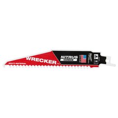 Milwaukee - Sawzall the Wrecker with Nitrus Carbide Teeth Demolition 300mm 12" 6TPI Blade 1 Pack | 48005273